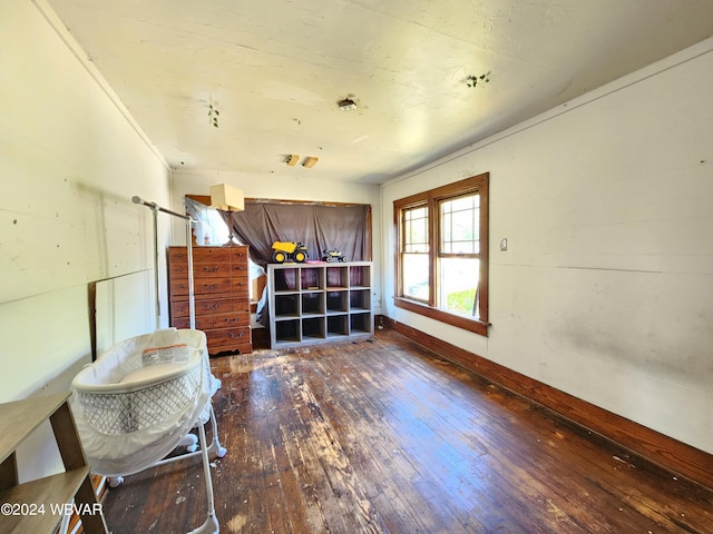 interior space featuring dark hardwood / wood-style floors