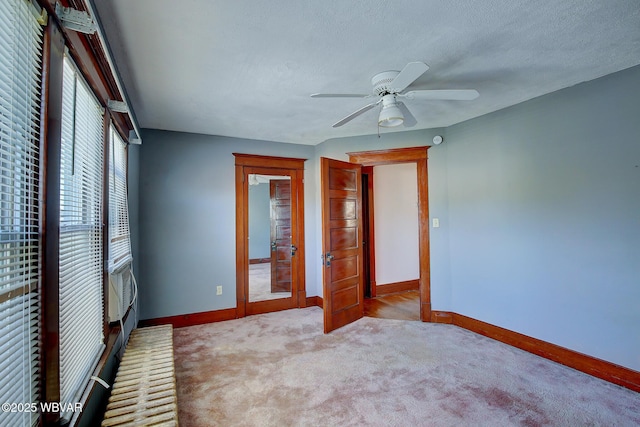 104 Pearl St, Lock Haven, PA 17745 - carpeted spare room featuring baseboards, ceiling fan, and a textured ceiling