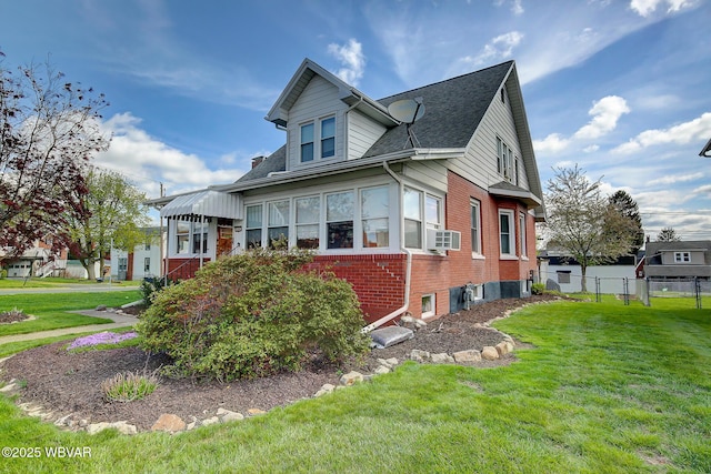 104 Pearl St, Lock Haven, PA 17745 - view of front of home with brick siding and a shingled roof