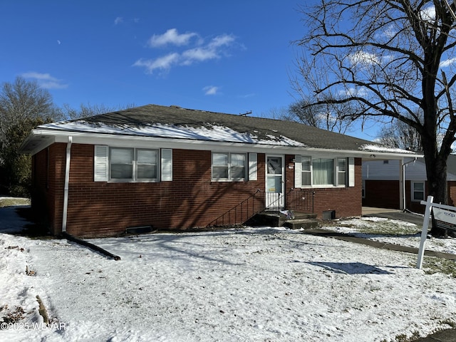 view of front of property