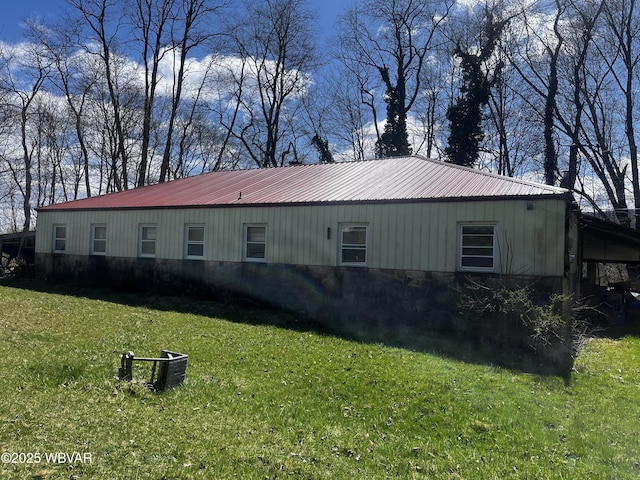 5801 N Rt 220th Hwy, Linden, PA 17744 - view of side of home with a lawn and metal roof