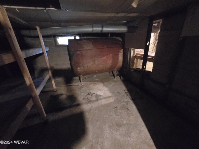 view of basement