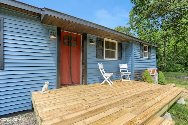 4792 Muncy Exchange Rd, Turbotville, PA 17772 - view of wooden deck