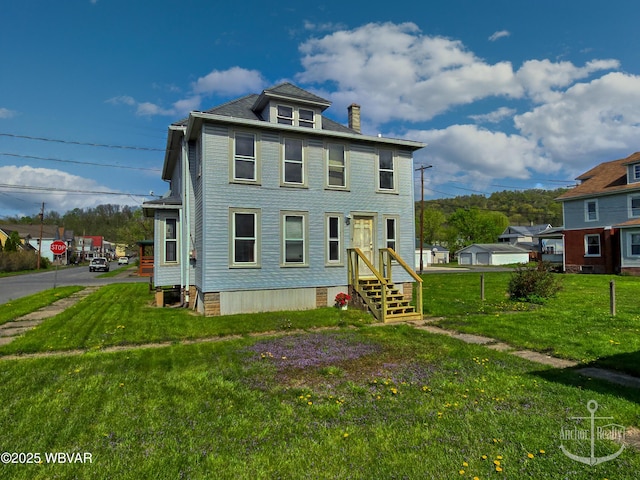 402 N Lincoln Ave, Jersey Shore, PA 17740 - view of front of home with a chimney and a front yard