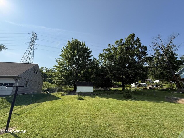 309 W Keller St, Lock Haven, PA 17745 - view of yard with a storage shed