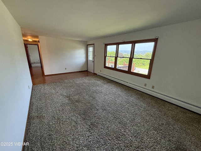 309 W Keller St, Lock Haven, PA 17745 - unfurnished room featuring carpet flooring and baseboard heating