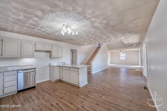 bathroom with wood-type flooring and vanity