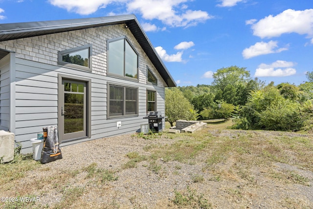 view of back of property