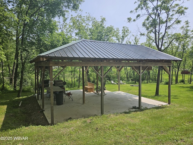 93 Woodside Rd, Danville, PA 17821 - surrounding community featuring a gazebo, a yard, and a patio area