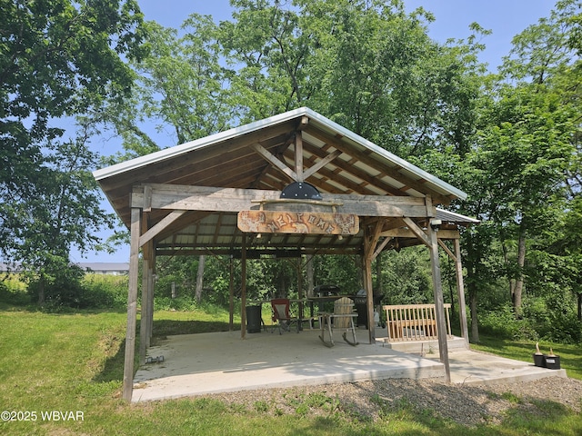 93 Woodside Rd, Danville, PA 17821 - view of home's community with a gazebo, a patio area, a yard, and a carport