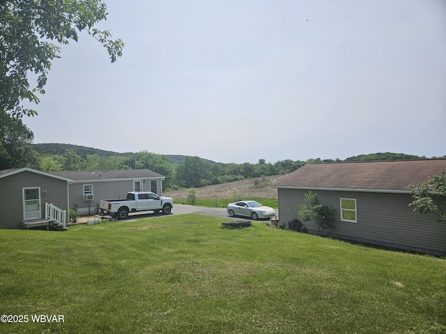93 Woodside Rd, Danville, PA 17821 - view of grassy yard featuring a mountain view