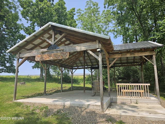 93 Woodside Rd, Danville, PA 17821 - view of community featuring a gazebo, a lawn, and a patio area
