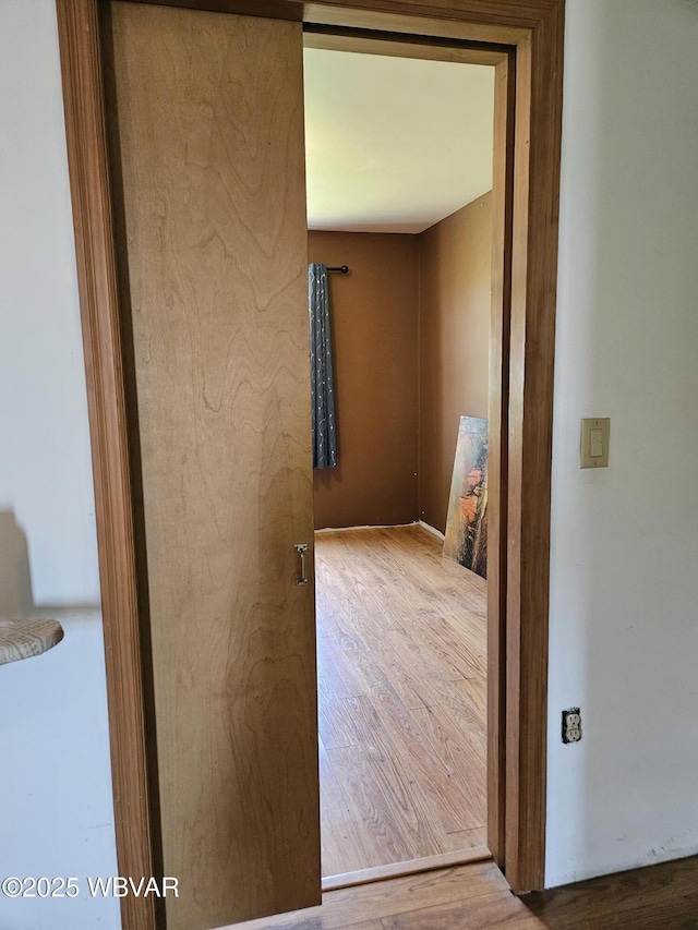 93 Woodside Rd, Danville, PA 17821 - hall featuring wood finished floors