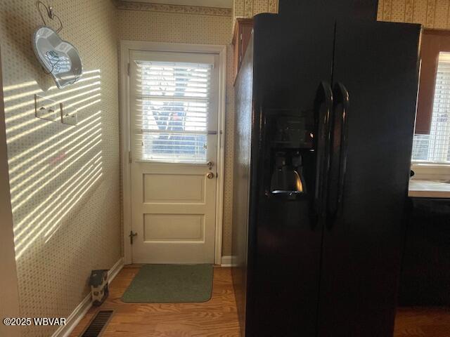 entryway featuring wood-type flooring