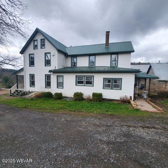 view of rear view of property