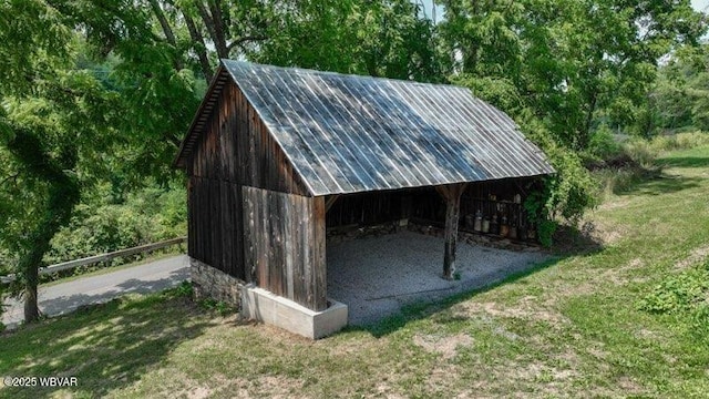 106 Cresent Hill Rd, Cogan Station, PA 17728 - view of pole building with a yard and a carport