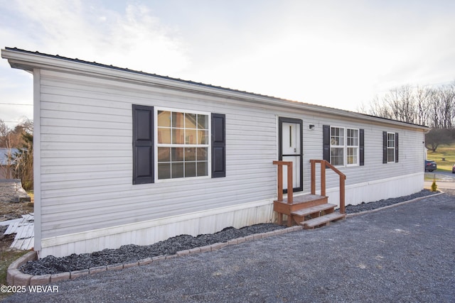 view of manufactured / mobile home