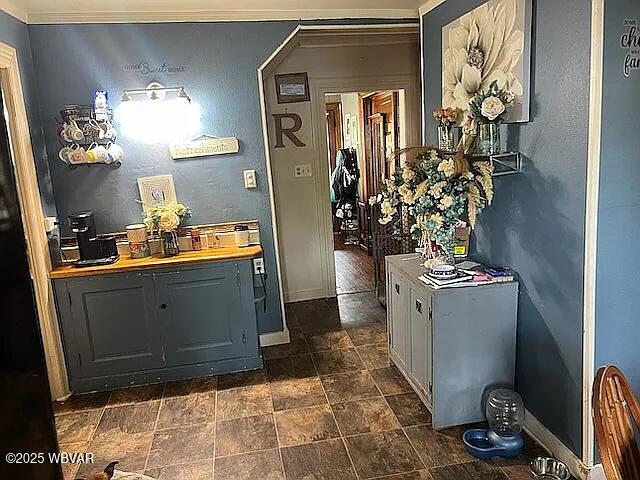 1518 Memorial Ave, Williamsport, PA 17701 - hallway featuring baseboards and dark stone finish flooring