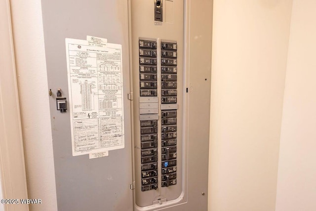 utility room featuring electric panel