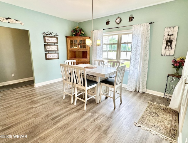 2035 Woodland Rd, Montoursville, PA 17754 - dining room featuring light wood finished floors and baseboards
