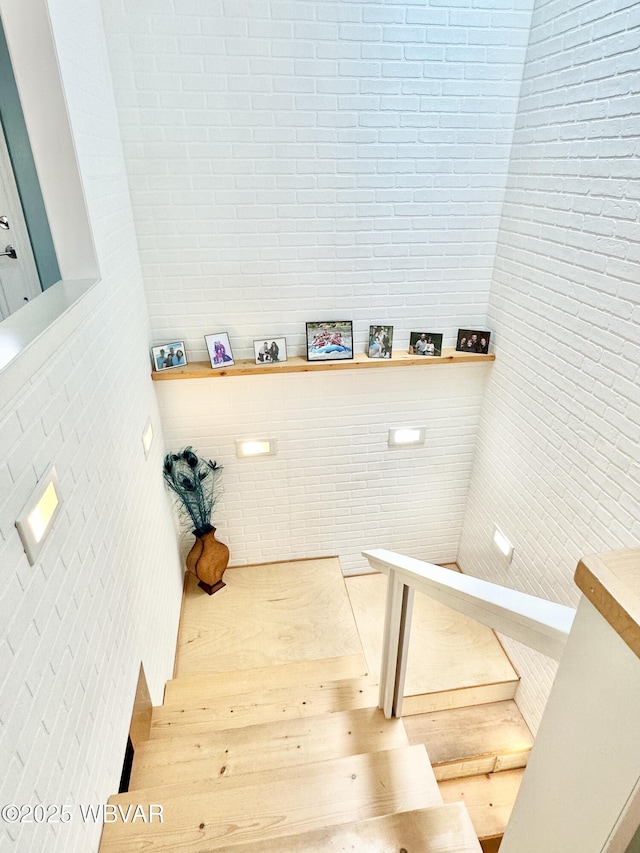 2035 Woodland Rd, Montoursville, PA 17754 - stairs with wood finished floors