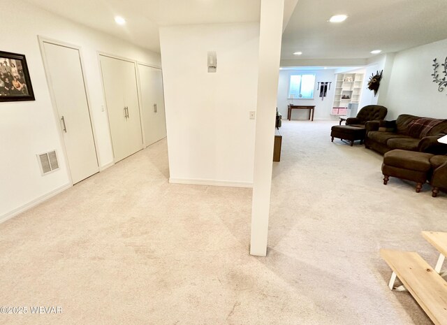 2035 Woodland Rd, Montoursville, PA 17754 - living area with light colored carpet and recessed lighting