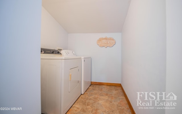 laundry room featuring independent washer and dryer