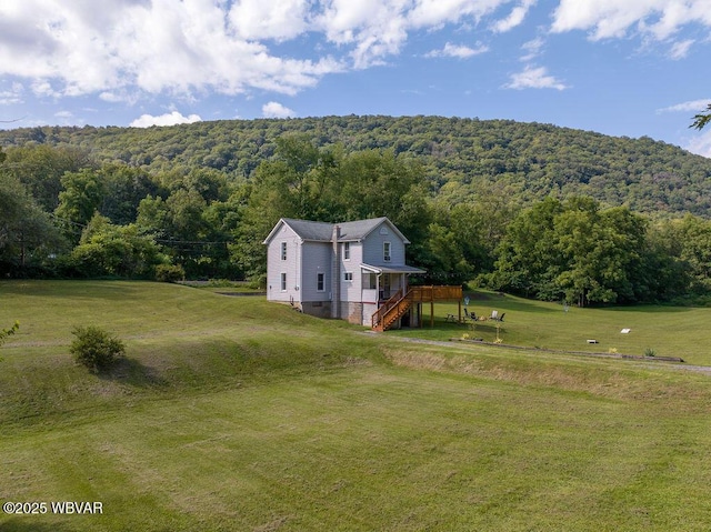 229 River Rd, Renovo, PA 17764 - aerial view with a forest view