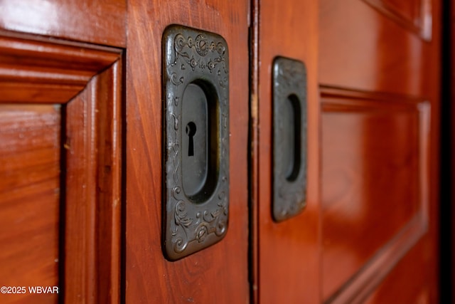 view of room details