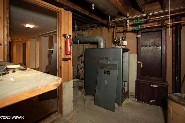 view of utility room