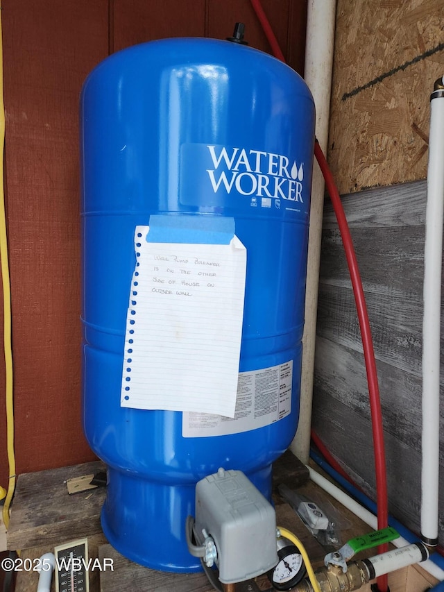 110 Worlds End Rd, Muncy Valley, PA 17758 - detailed view of a water pressure tank