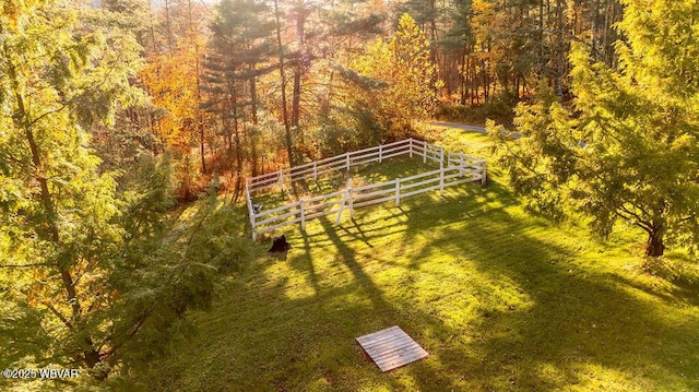 exterior space with a view of trees