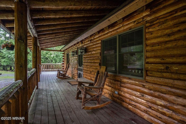 175 Hemlock Ln, Millville, PA 17846 - view of deck