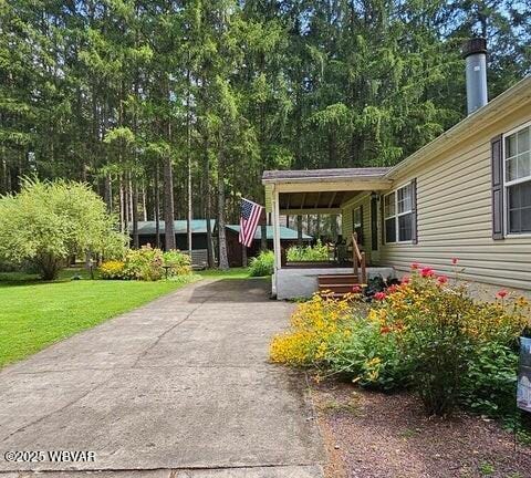 68 Sassafras Ln, Waterville, PA 17776 - view of property's community with a lawn and driveway