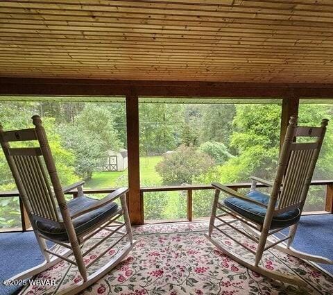 68 Sassafras Ln, Waterville, PA 17776 - view of sunroom