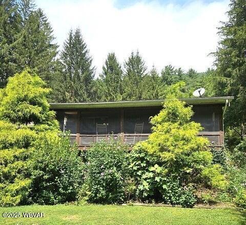68 Sassafras Ln, Waterville, PA 17776 - view of side of property featuring a sunroom