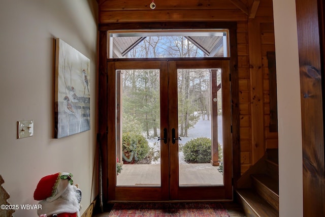 view of doorway to outside