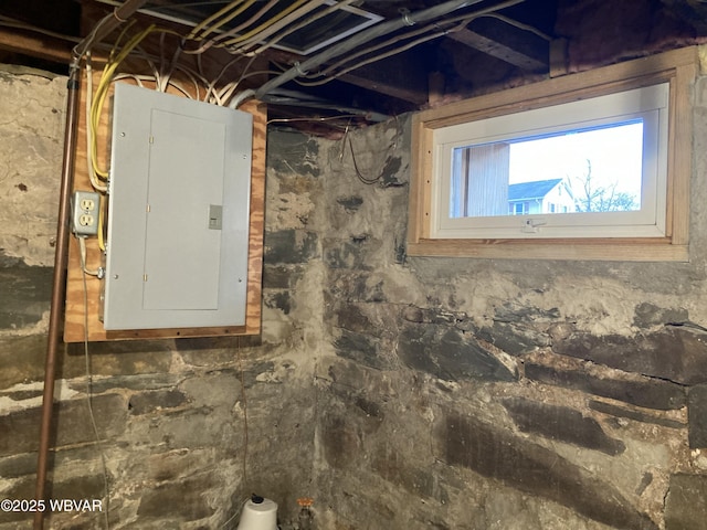 utility room featuring electric panel