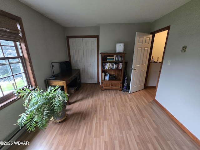 131 Walnut Ln, Jersey Shore, PA 17740 - living area with light wood-style floors and baseboards