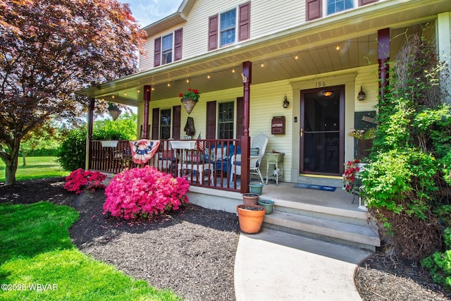 196 Shawnee Dr, Muncy, PA 17756 - entrance to property with covered porch