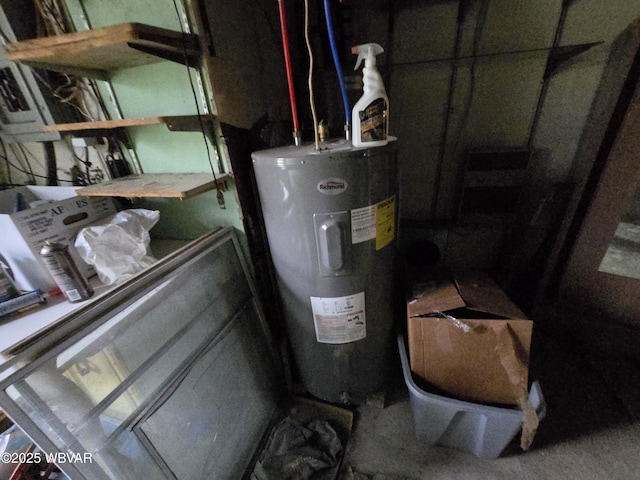 utilities featuring water heater