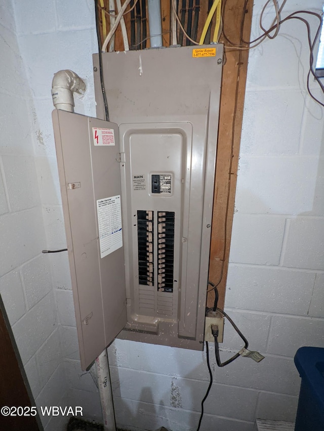 utilities with electric panel