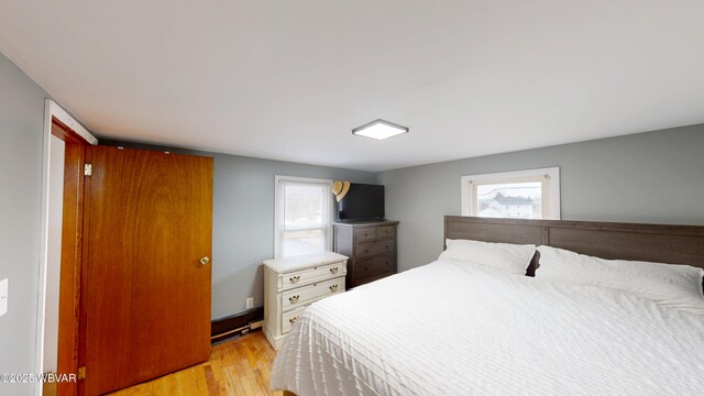 599 E Academy St, Hughesville, PA 17737 - bedroom with light wood-style flooring and multiple windows