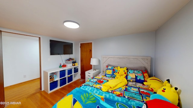 599 E Academy St, Hughesville, PA 17737 - bedroom with wood finished floors