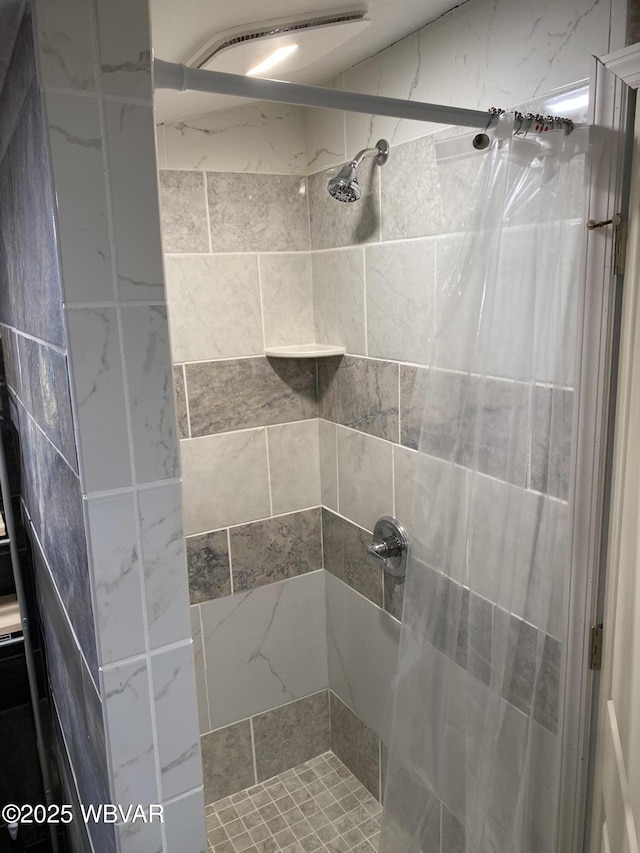 123 Broad St, Watsontown, PA 17777 - full bath with tiled shower