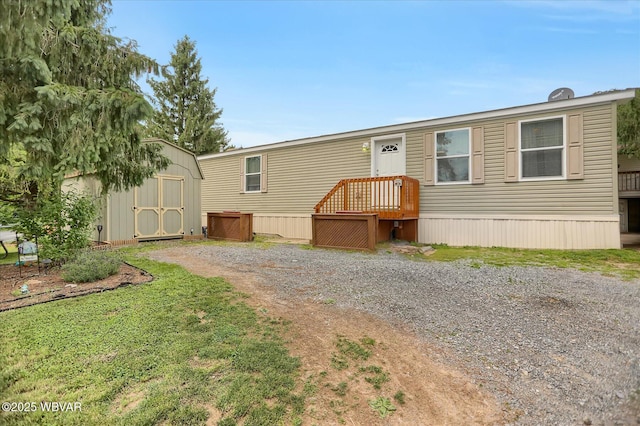 212 Sanctuary Blvd, Lock Haven, PA 17745 - view of front facade featuring a storage unit