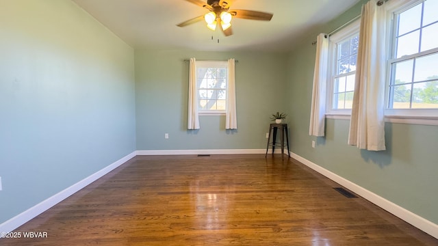 1945 Eagle Valley Rd, Beech Creek, PA 16822 - spare room featuring wood finished floors and a ceiling fan