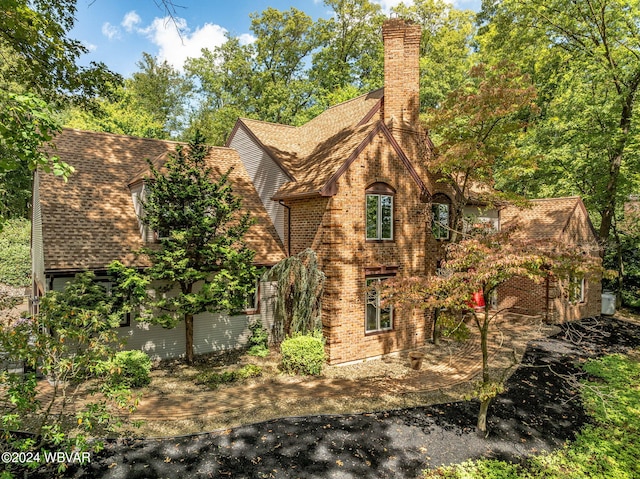 view of rear view of property