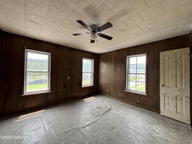 877-879 S 2nd St, Sunbury, PA 17801 - empty room featuring a ceiling fan and baseboards