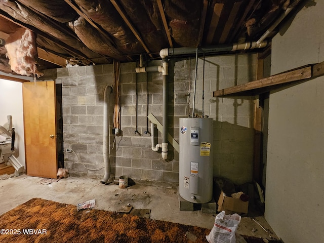 399 Sholder Rd, Williamsport, PA 17701 - unfinished below grade area featuring water heater